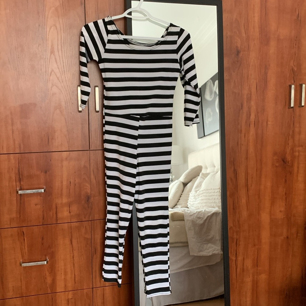 Striped Prison Costume Halloween